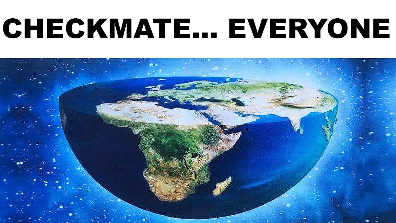 Checkmate, flat earthers!