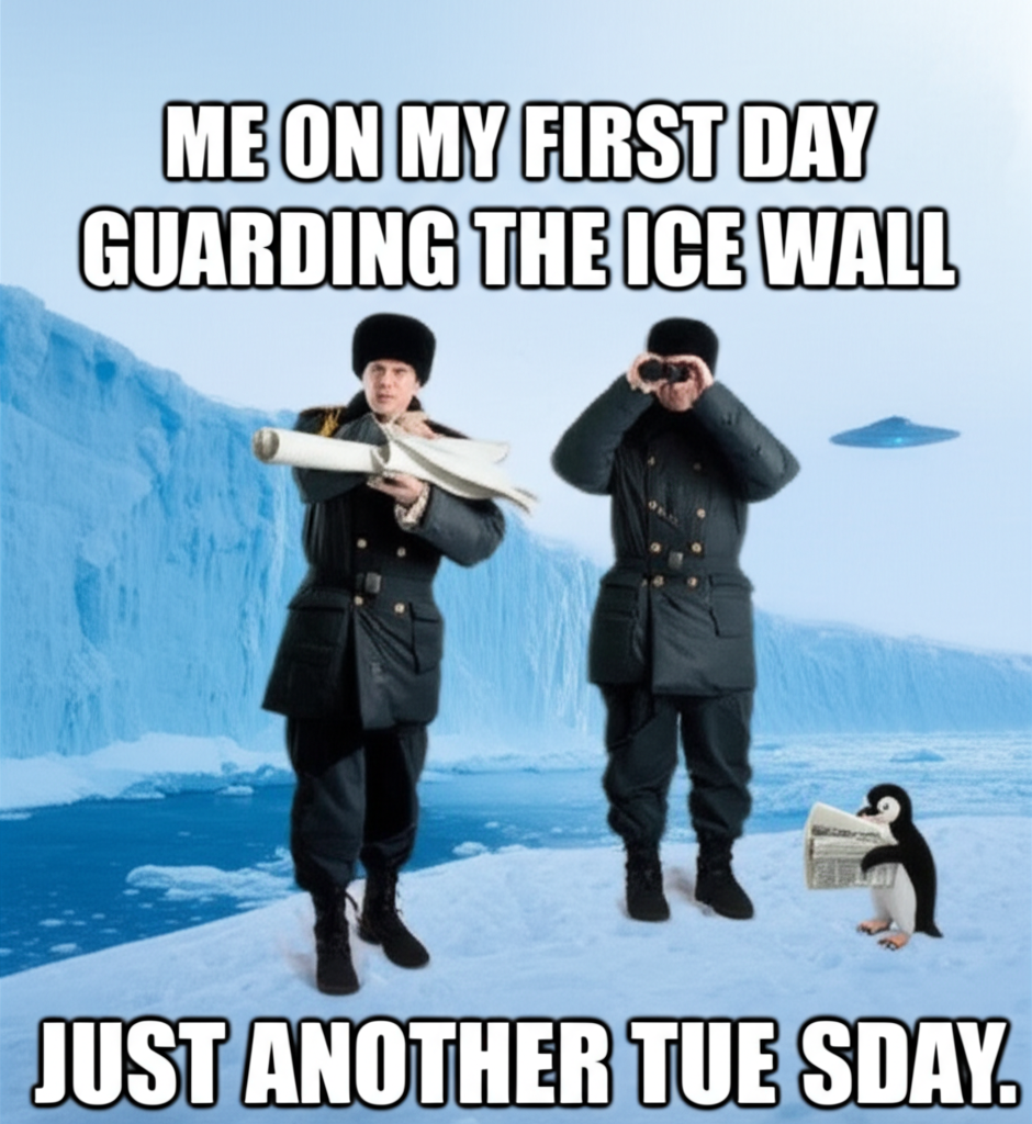 Ice Wall Military Guard