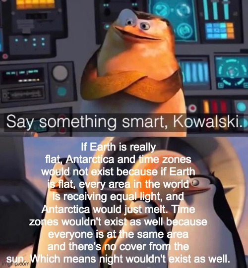Say something smart, Kowalski